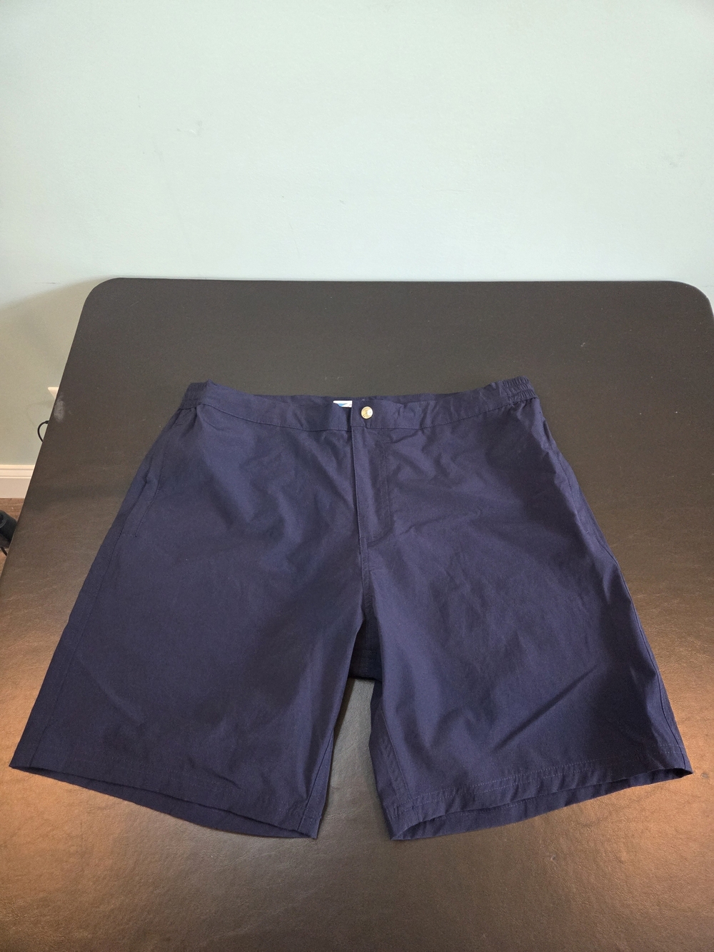 Crown & Ivy Caroline Chino Shorts Navy Size 16 Nwt 7" Inseam — image 2 of 8